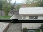 window over washer, to back yard