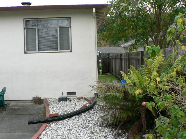 master bedroom and bathroom side of house