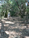 the "trail" back is very steep up hill