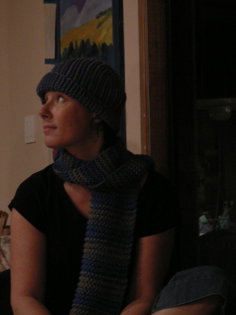 Adam & Erin's
hat/scarf set