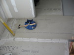 And more concrete floor board