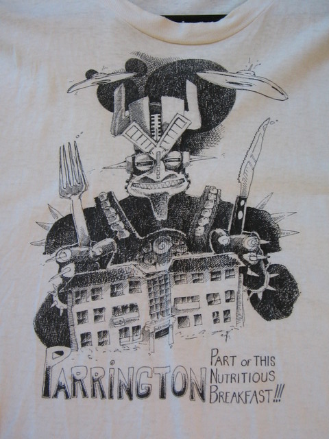 Parrington dorm shirt front by Peter Lasell